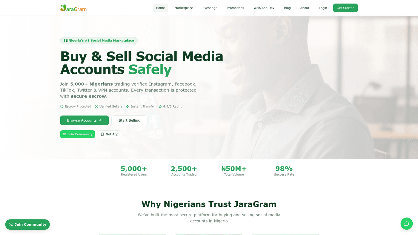 JaraGram.com website