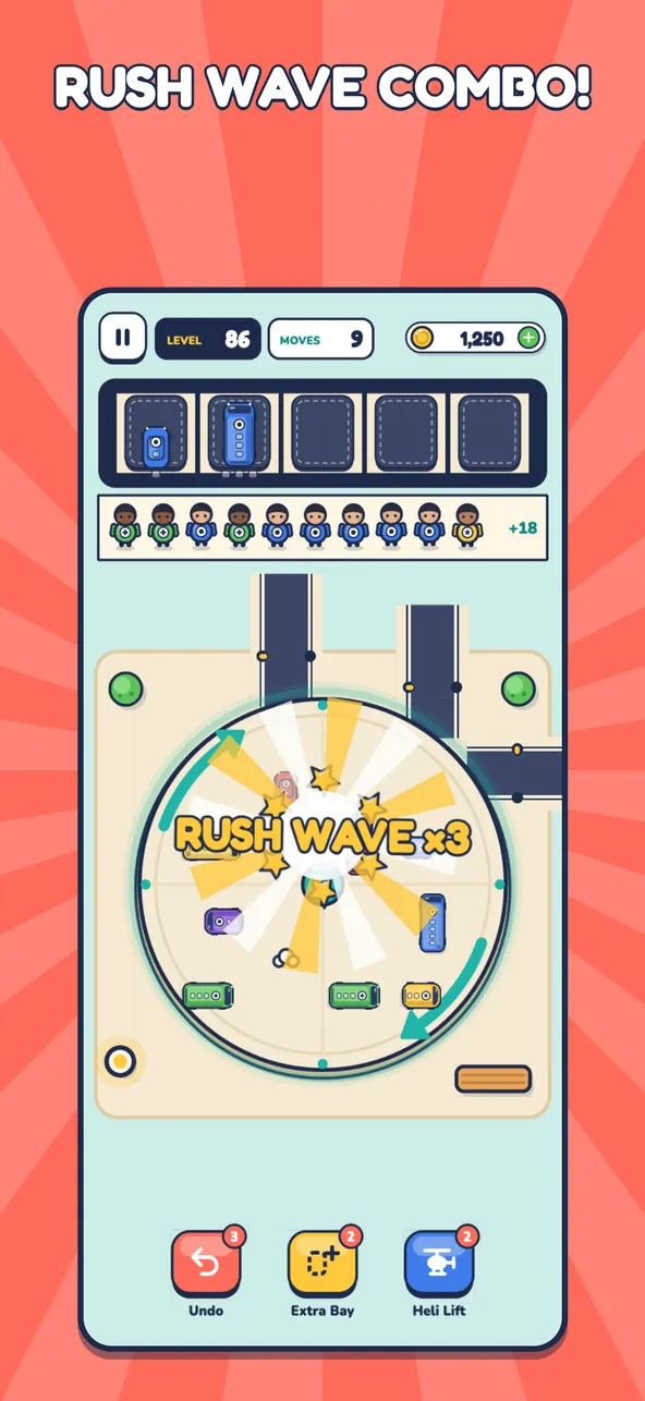 Bus Spin Rush Wave combo